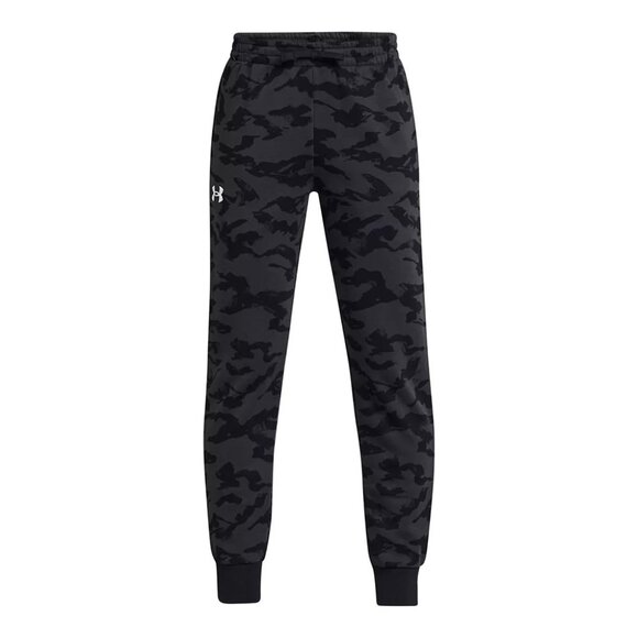 Under Armour Printed Rival Fleece Jogger Pants Boy's Size: Large Black new - Picture 9 of 9